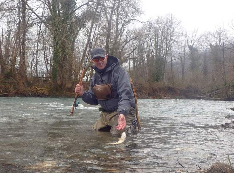 capture truite fario aux appâts gave d'Ossau